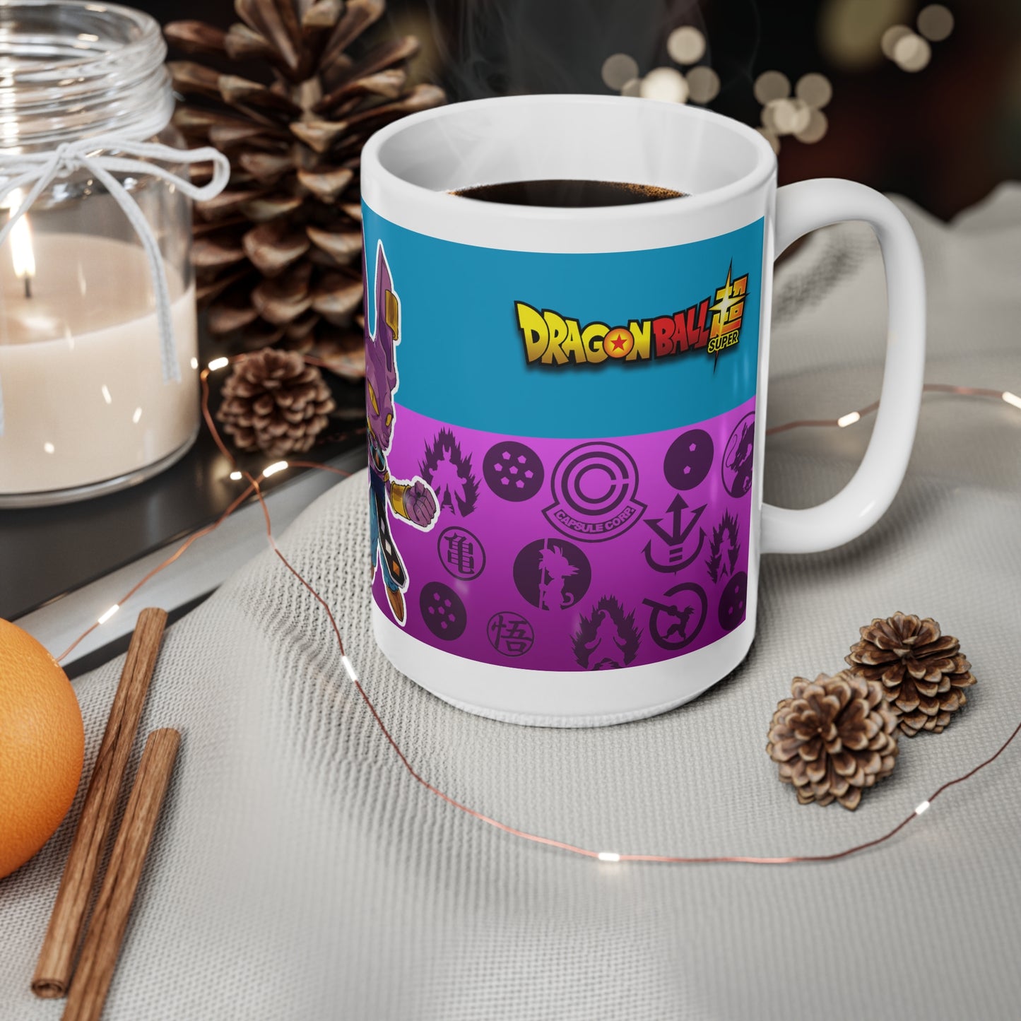 Dragon Ball Super Ceramic Coffee Cup – 11oz & 15oz, Anime Collector's Mug for Fans