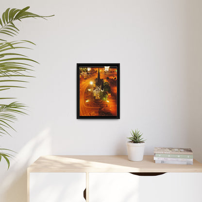 Listowel Church Matte Canvas, Framed (Multi-color)