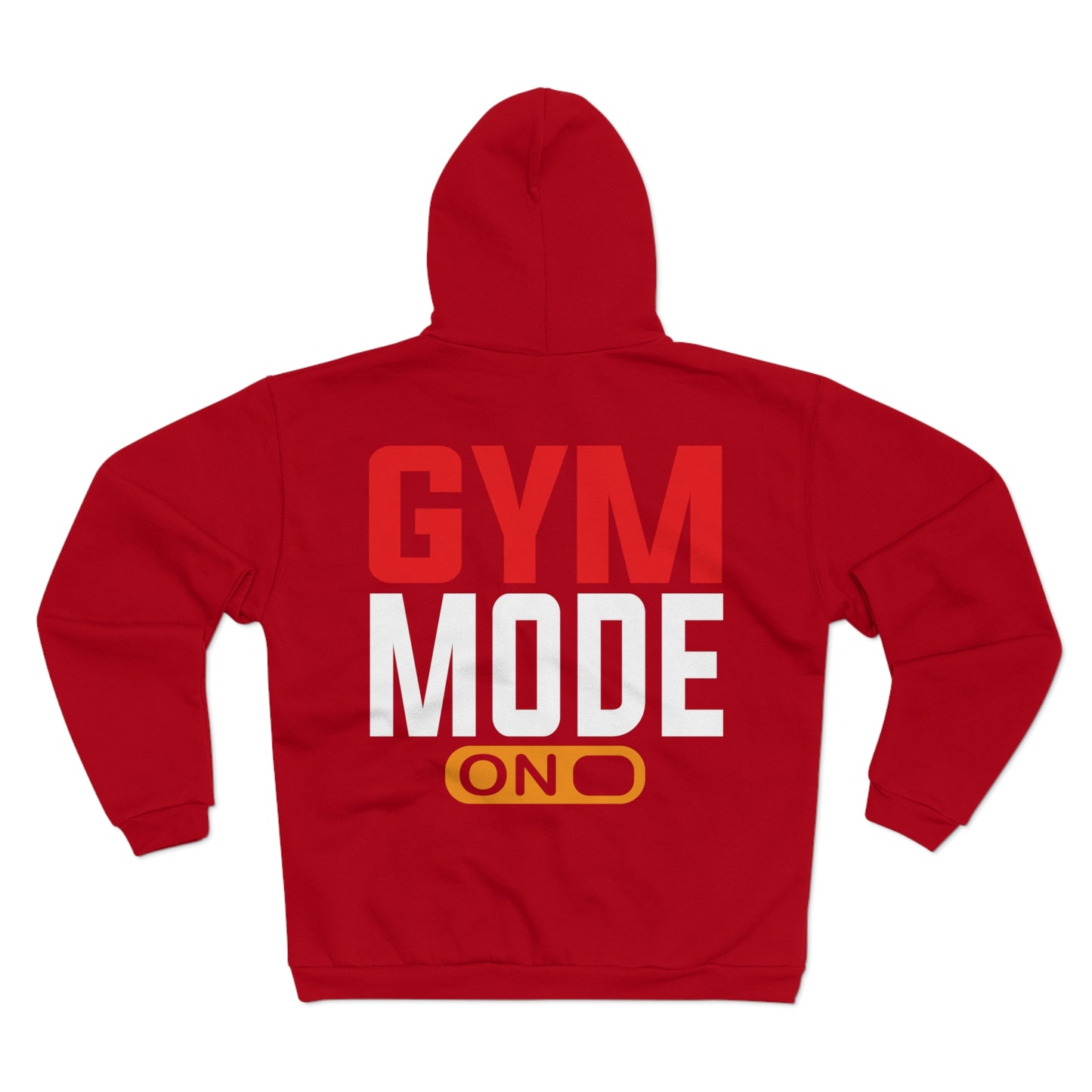 Gym Mode Unisex Hooded Zip Sweatshirt - Perfect for Active Lifestyles