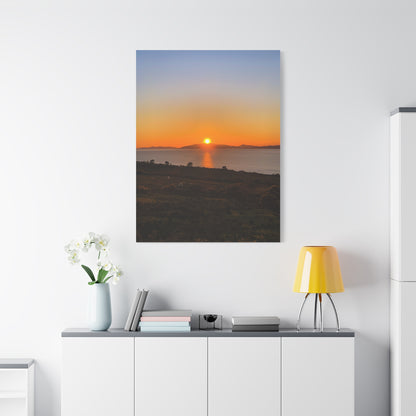 Sunset Ring of Kerry Matte Canvas, Stretched, 1.25"