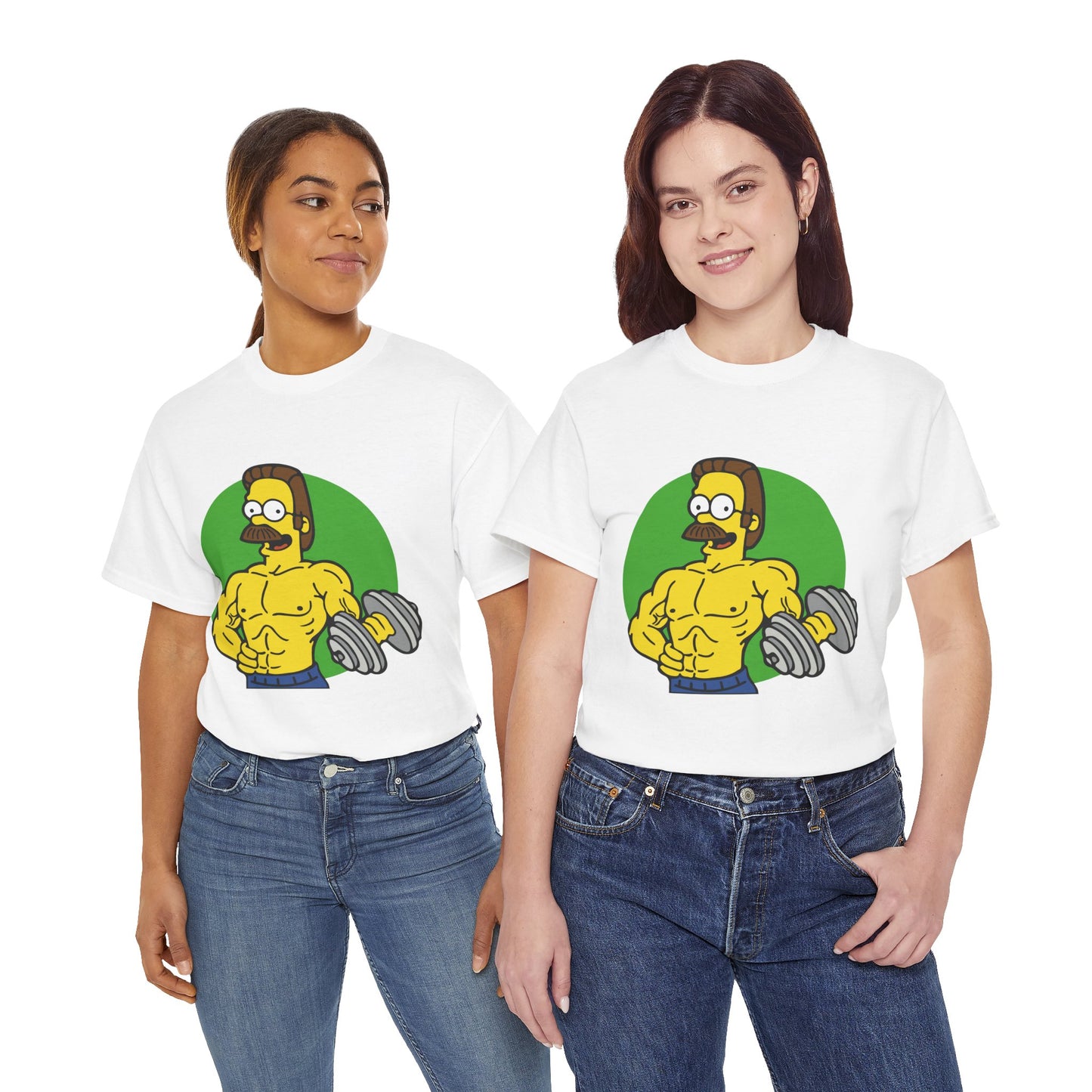 Muscular Ned Unisex Heavy Cotton Tee