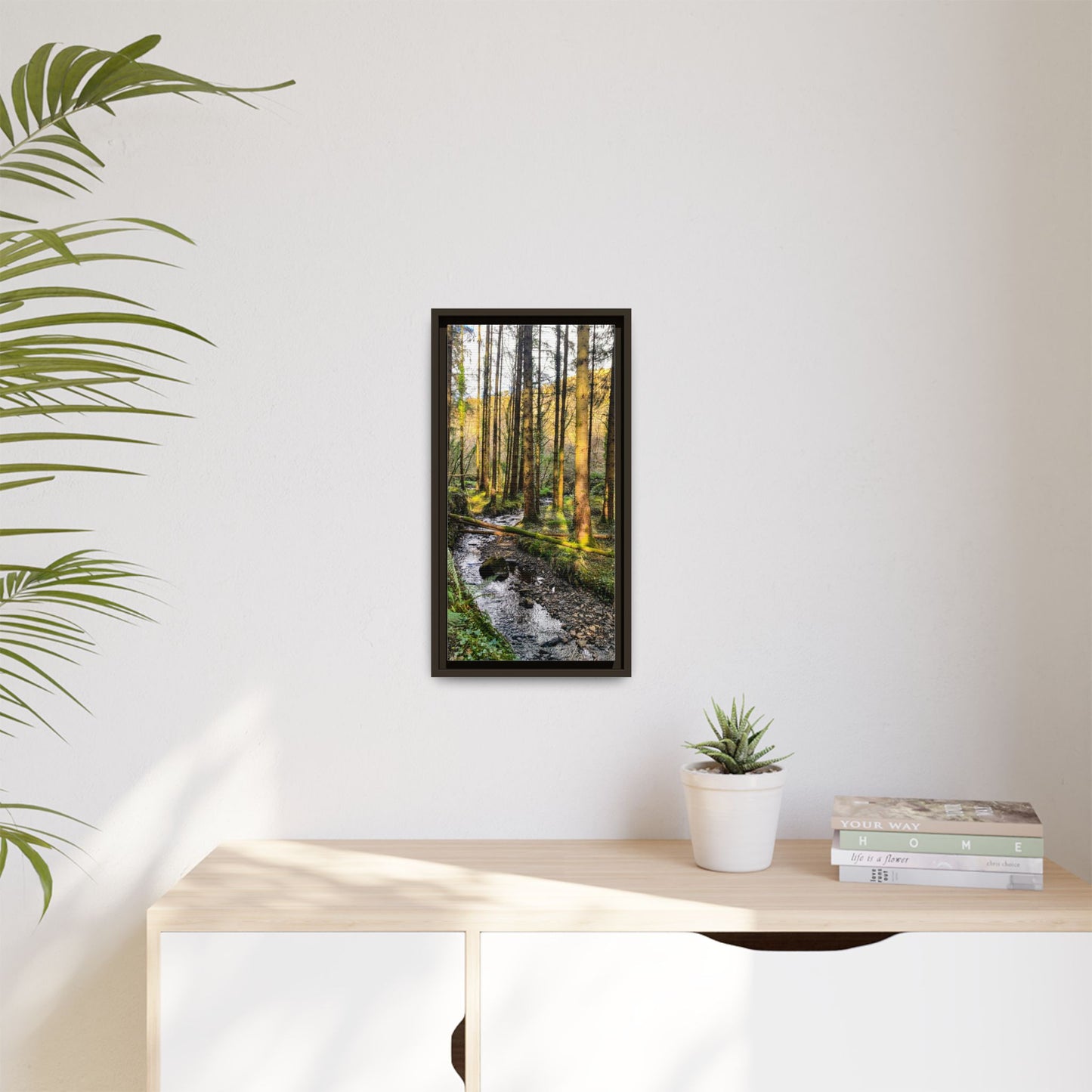 Glanageenty Forest Trail 2 Matte Canvas, Framed (Multi-color)
