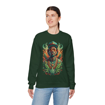 Reggae Lion — Rasta Portrait Graphic Sweatshirt