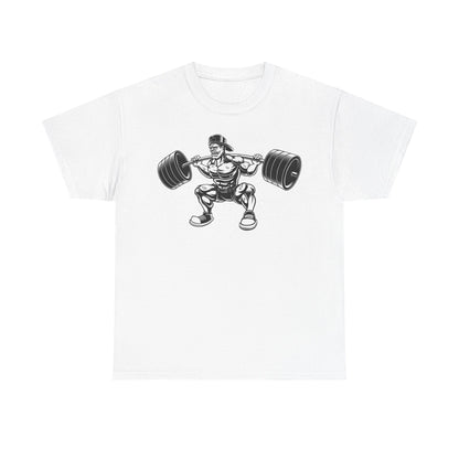 Fitness Buff Unisex Heavy Cotton Tee - Weightlifting Graphic T-Shirt