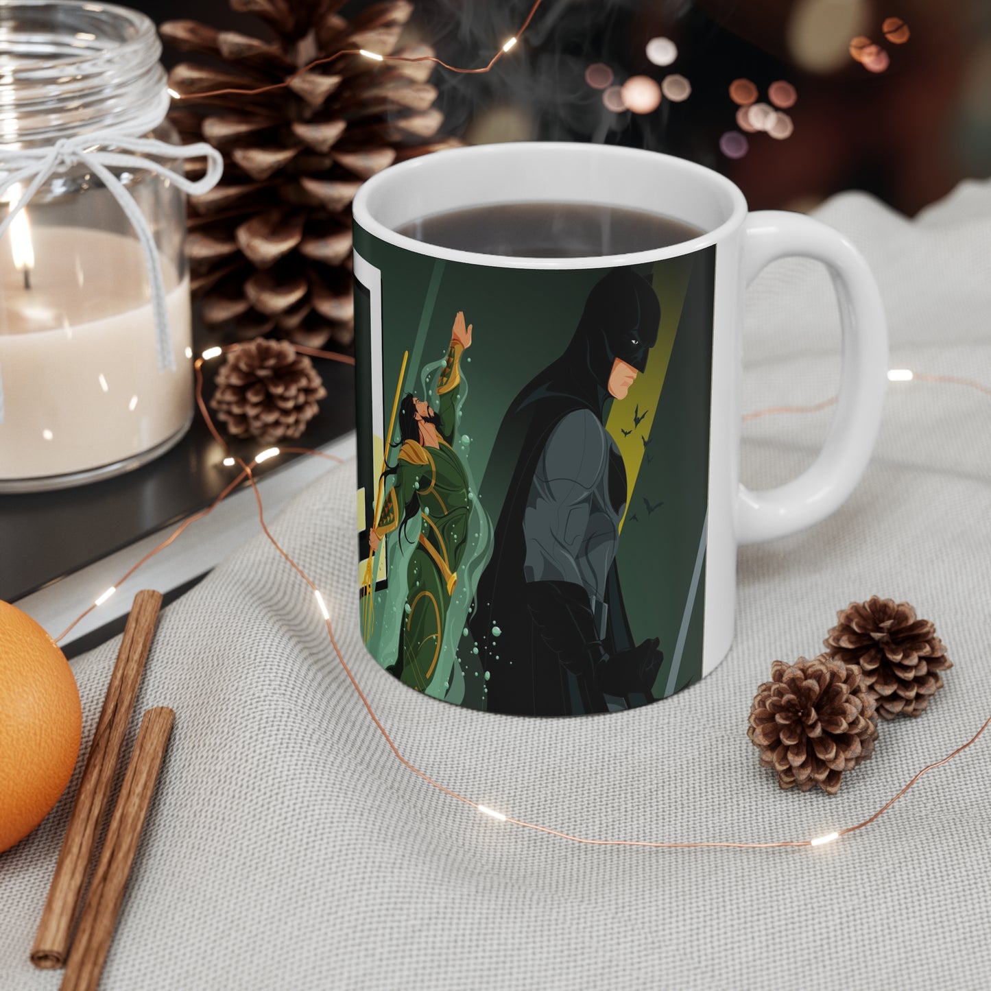 Superhero Ceramic Coffee Cups - 11oz & 15oz - Perfect for Fans & Collectors