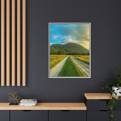 Mountain Torc Matte Canvas, Framed (Multi-color)