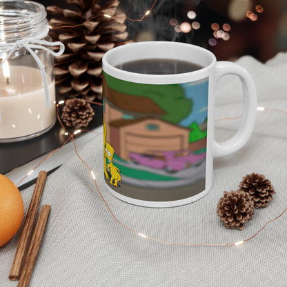 Funny Family Mug - Cartoon Style Coffee Cups, 11oz & 15oz - Unique Gift for Fans