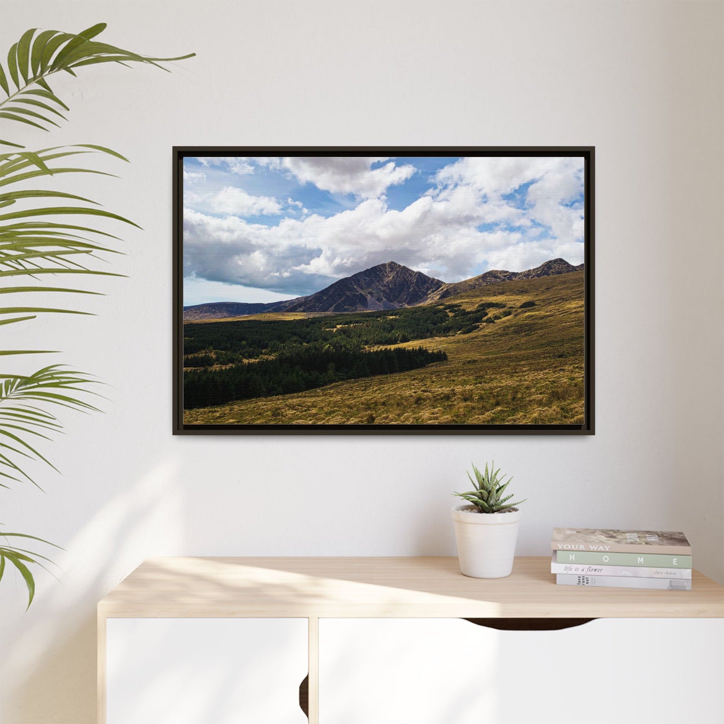 Mount Brandon Matte Canvas, Framed (Multi-color)