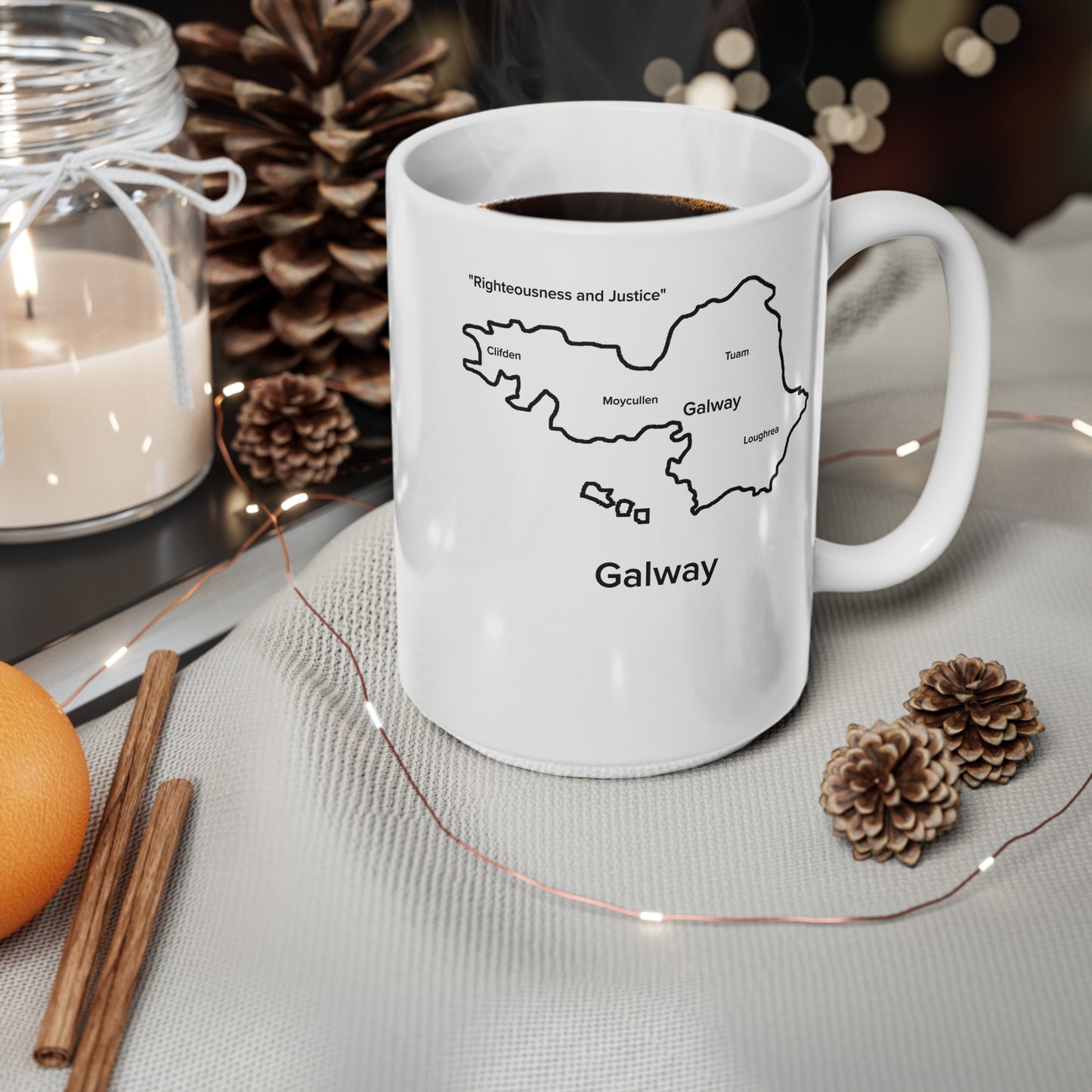 Galway Ceramic Coffee Cup - 11oz & 15oz