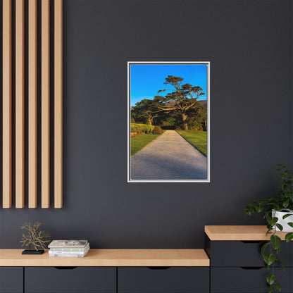 Muckross House Garden Matte Canvas, Framed (Multi-color)
