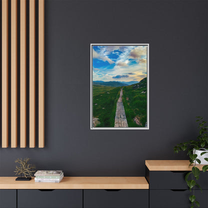 Torc Mountain Trail Matte Canvas, Framed (Multi-color)