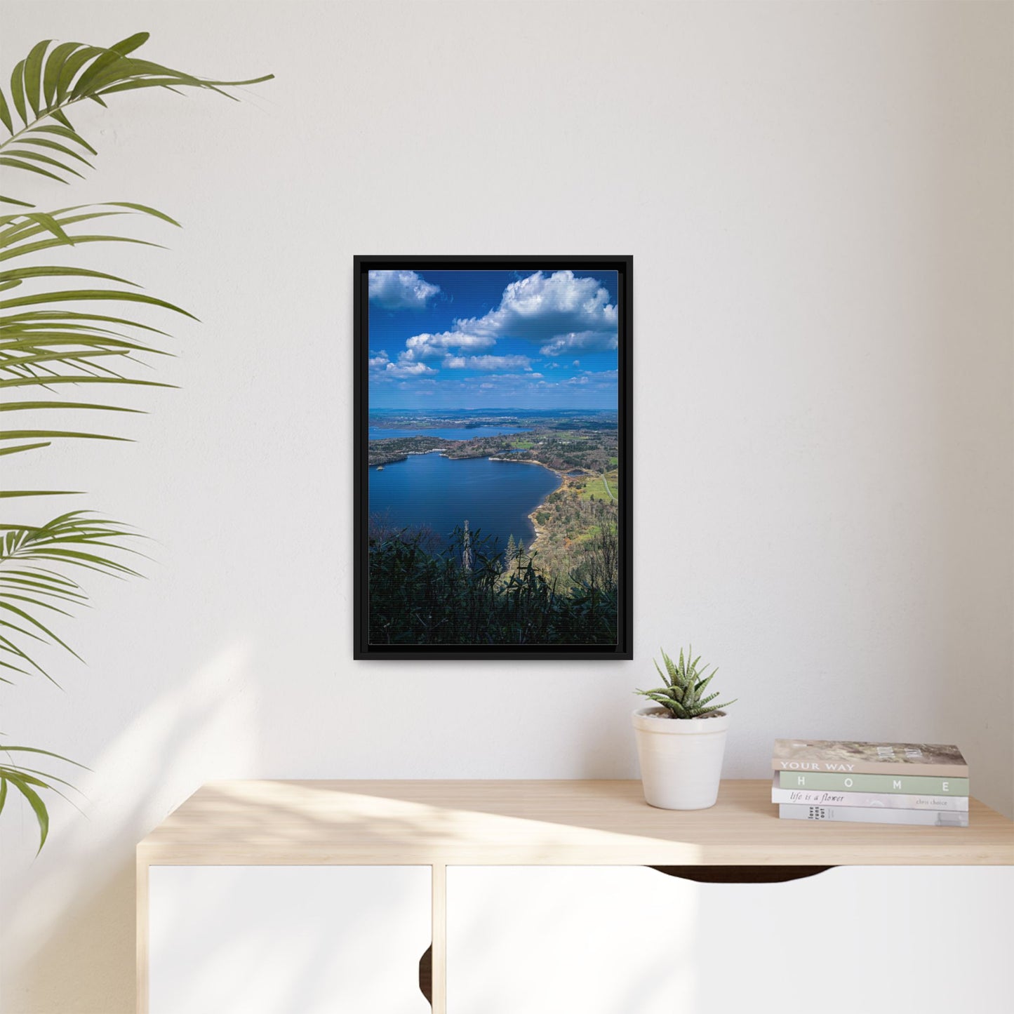 Kuckross Lake Matte Canvas, Framed (Multi-color)