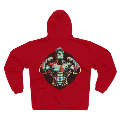 Muscle Power Unisex Zip-Up Hoodie - Strength & Fitness Apparel