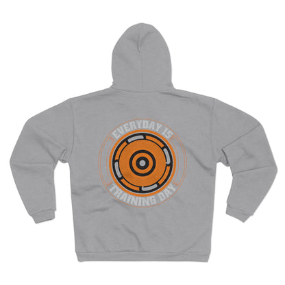 Everyday is Training Day Zip-Up Hoodie for Fitness Enthusiasts