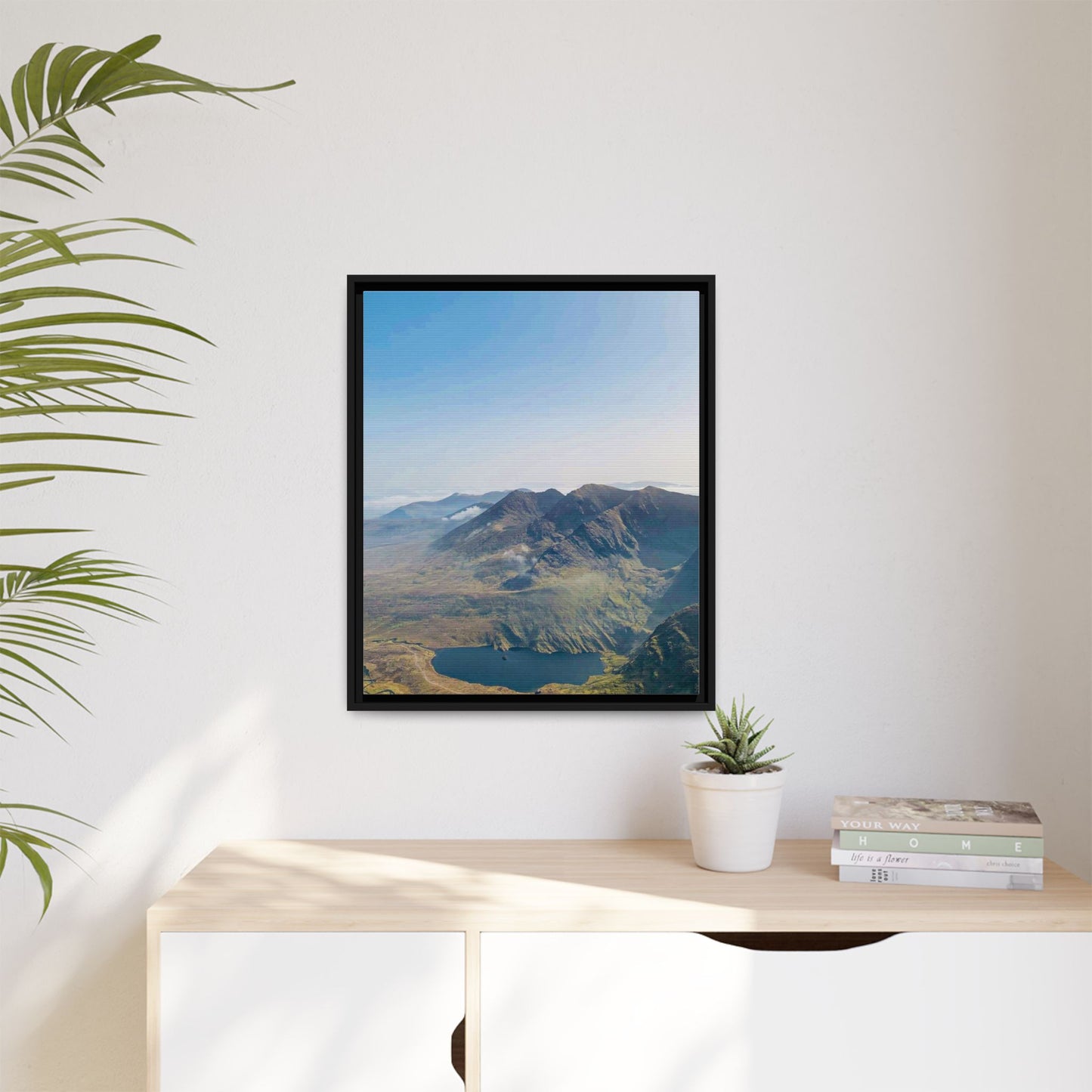 MacGillycuddy's Reeks Matte Canvas, Framed (Multi-color)
