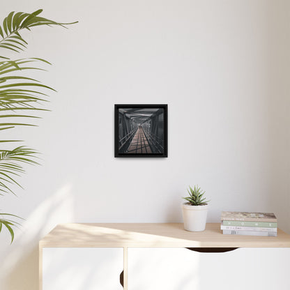 Dingle Pier Matte Canvas, Framed (Multi-color)