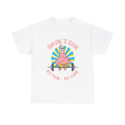 Bikini Bottom Gym Patrick Unisex Heavy Cotton Tee