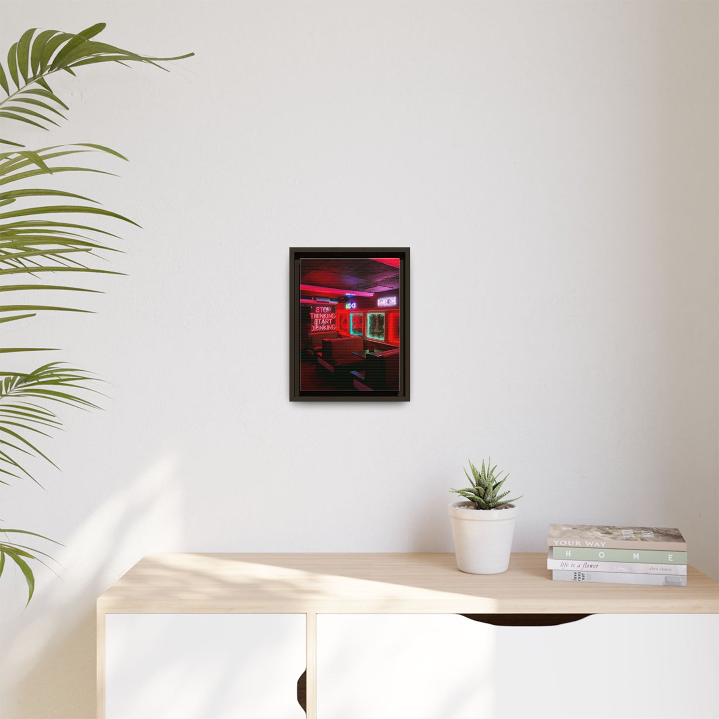 The Mermaids Night Club Matte Canvas, Framed (Multi-color)