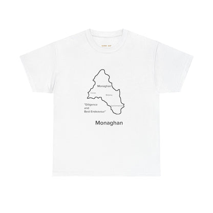 Monaghan Unisex Heavy Cotton Tee White Edition