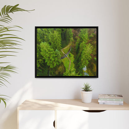 Glanageenty Forest Matte Canvas, Framed (Multi-color)