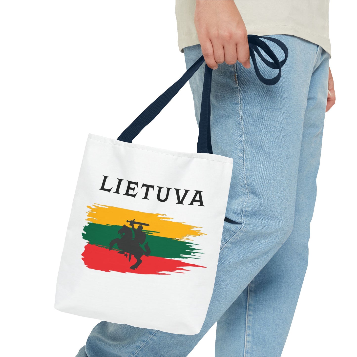 Cultural Spirit Tote Bag - Celebrate Lithuania with Vibrant Design
