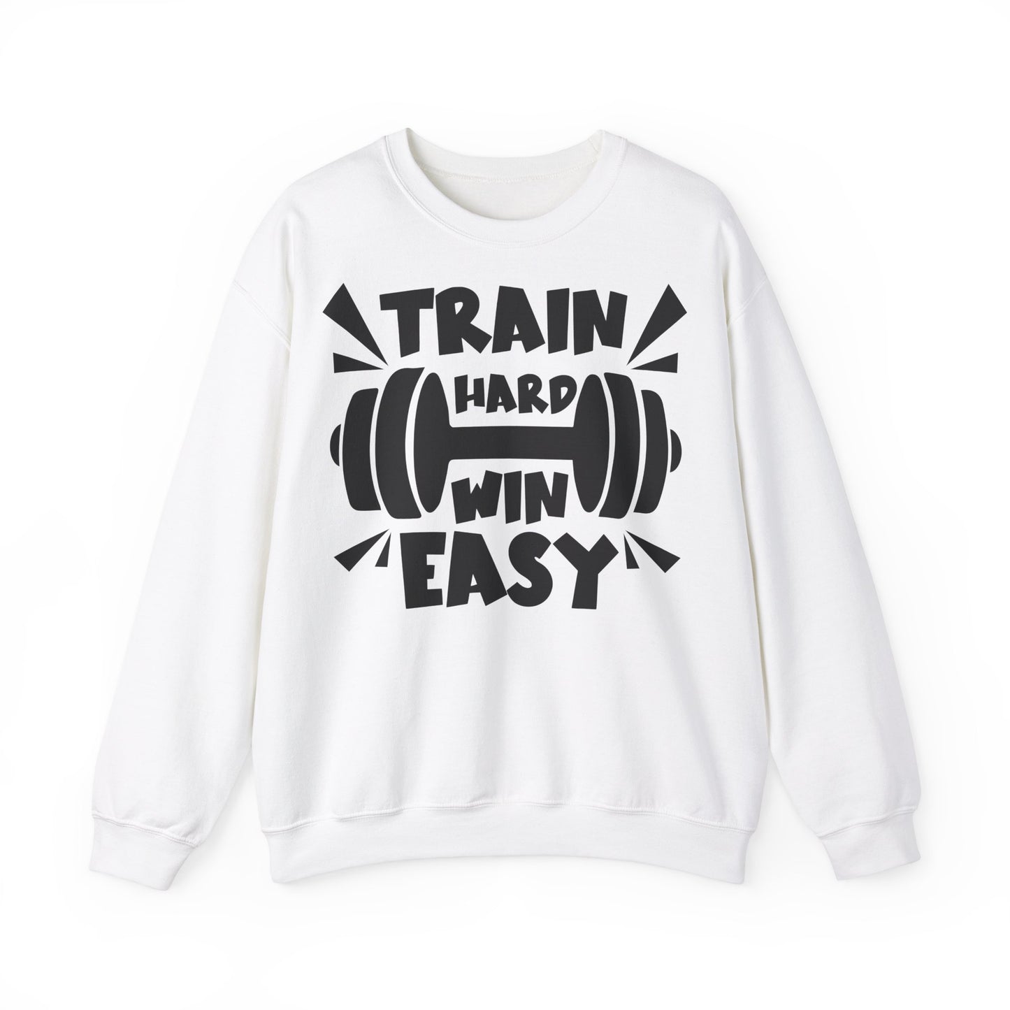 Train Hard Win Easy Unisex Heavy Blend™ Crewneck Sweatshirt