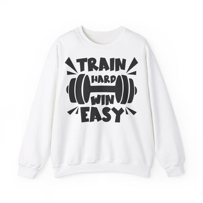 Train Hard Win Easy Unisex Heavy Blend™ Crewneck Sweatshirt