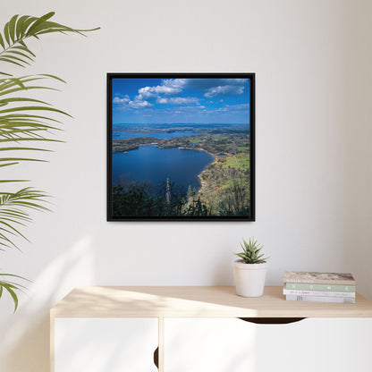 Kuckross Lake Matte Canvas, Framed (Multi-color)