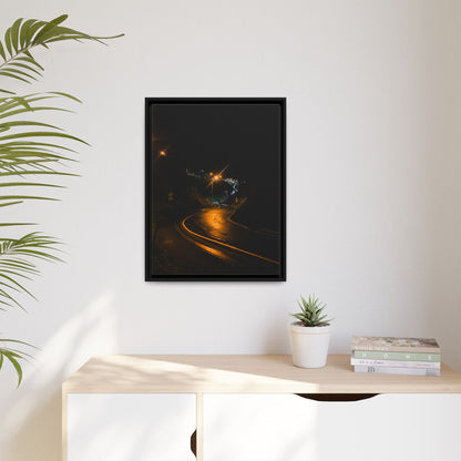 Ballybunion at Night Matte Canvas, Framed (Multi-color)