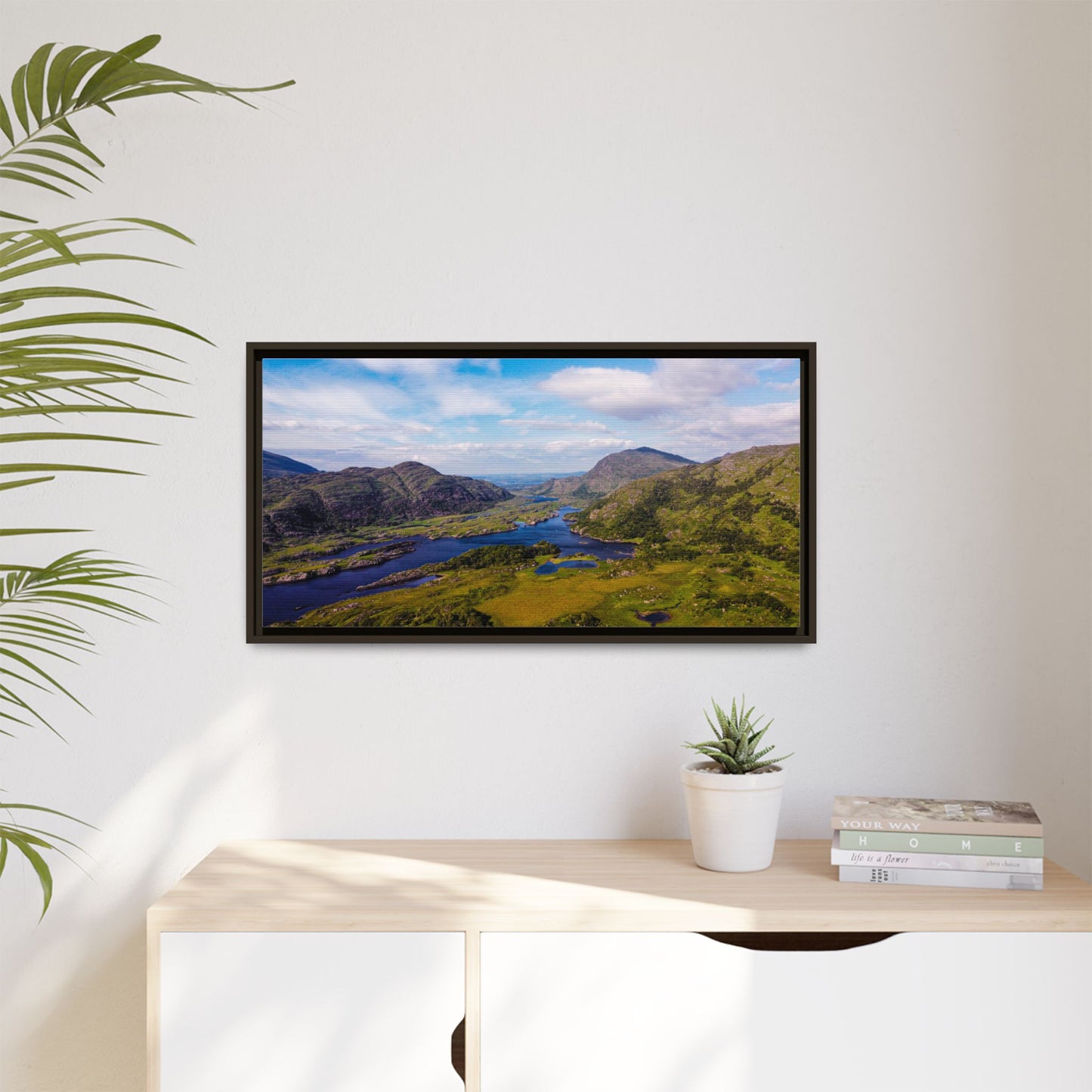 Ladies View Killarney Matte Canvas, Framed (Multi-color)