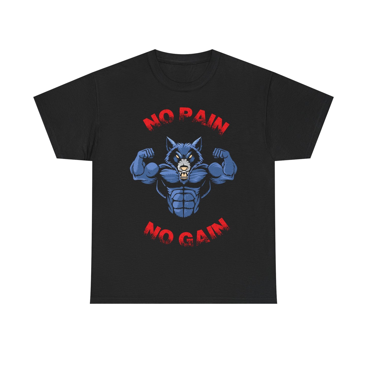 No Pain No Gain Unisex Heavy Cotton Tee - Motivational Fitness T-Shirt