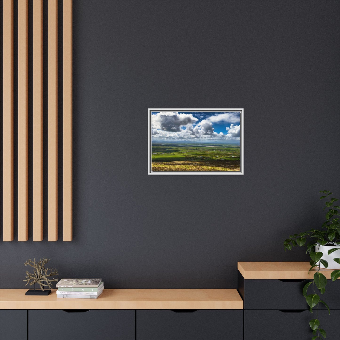 Kerry Panorama Matte Canvas, Framed (Multi-color)