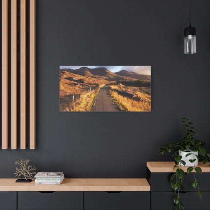 Sunset Road Matte Canvas, Stretched, 1.25"