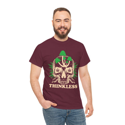 Mushroom Skull 'THINKLESS' T-Shirt