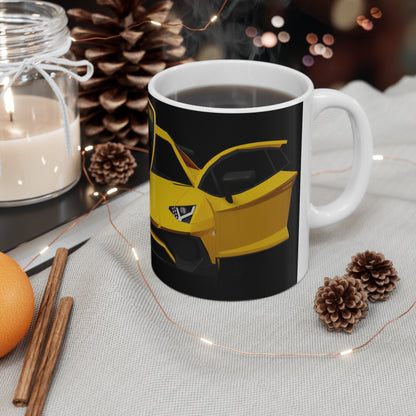 Lamborghini-Inspired Ceramic Coffee Mug - 11oz & 15oz, Perfect Gift for Car Enthusiasts