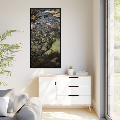 Rocks Matte Canvas, Framed (Multi-color)