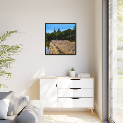 Killarney Beach Matte Canvas, Framed (Multi-color)