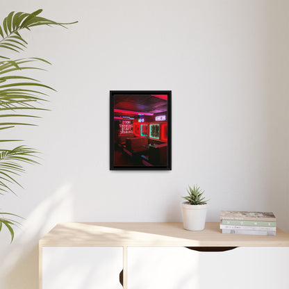 The Mermaids Night Club Matte Canvas, Framed (Multi-color)