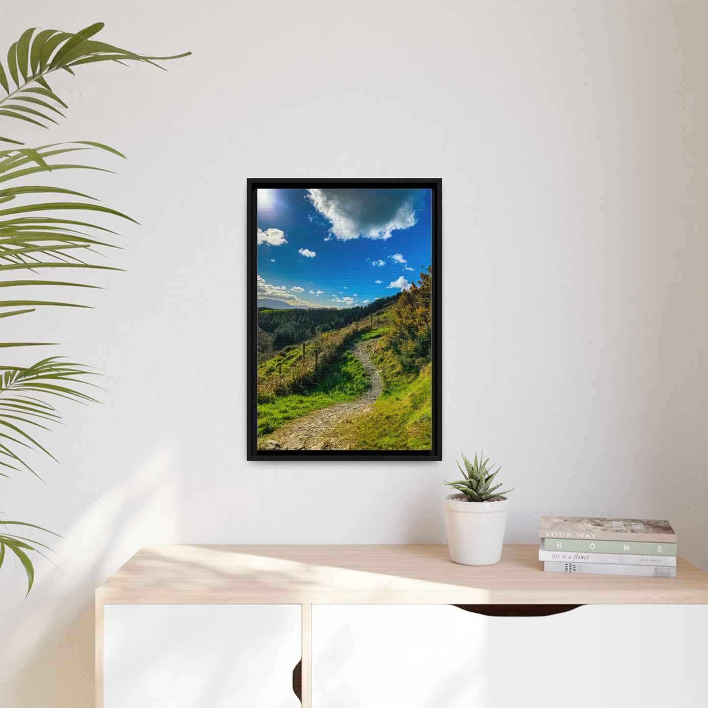 Glanageenty Forest Trail  Matte Canvas, Framed (Multi-color)