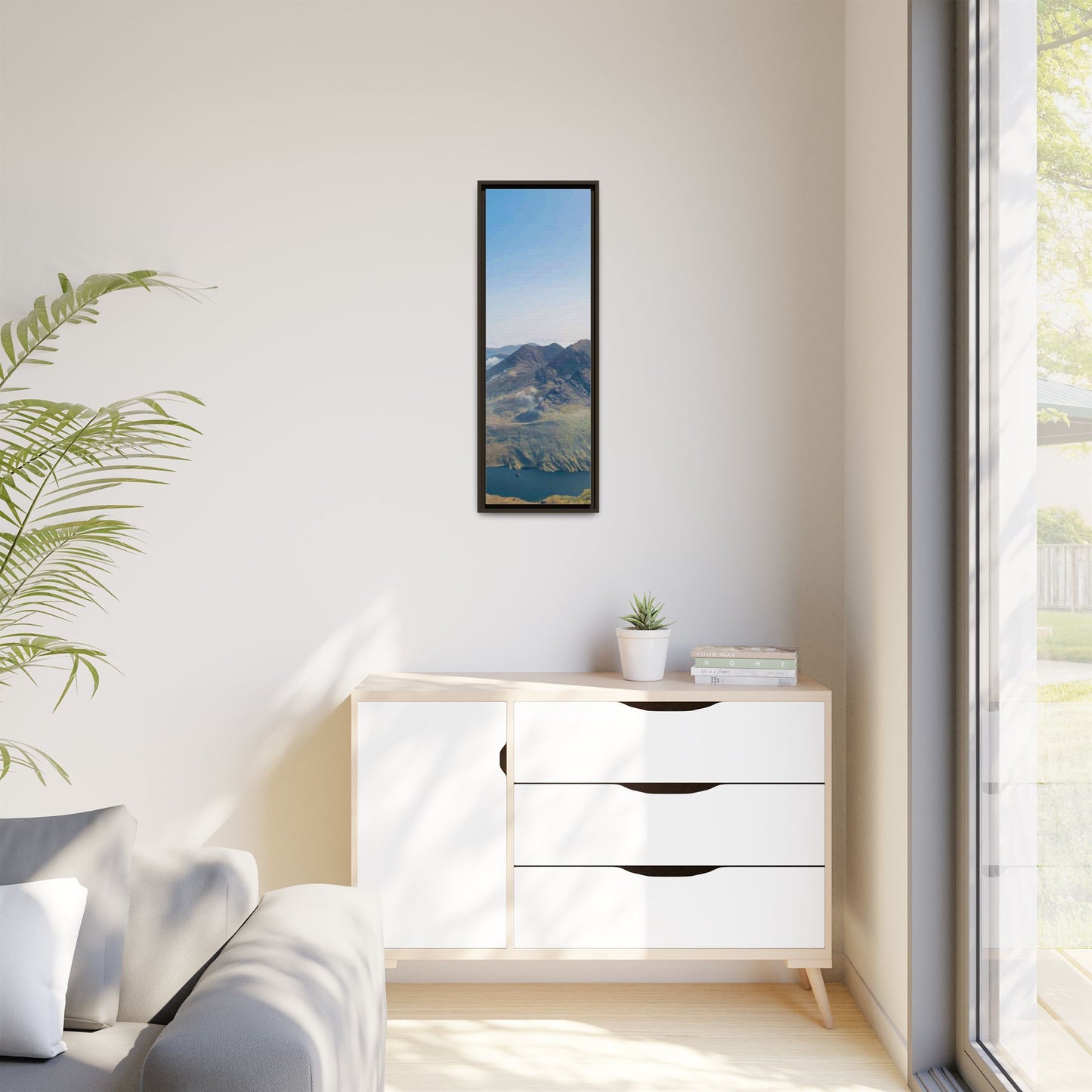 MacGillycuddy's Reeks Matte Canvas, Framed (Multi-color)
