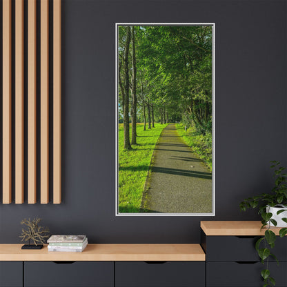 Listowel Town Park Matte Canvas, Framed (Multi-color)