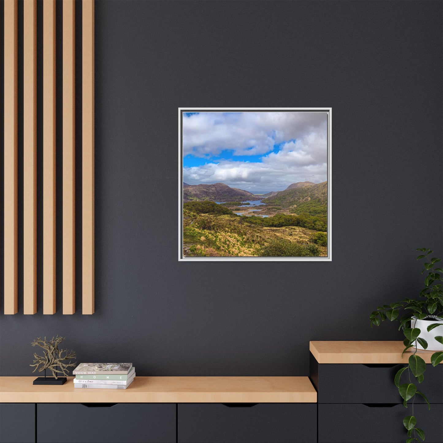 Matte Canvas, Framed (Multi-color)