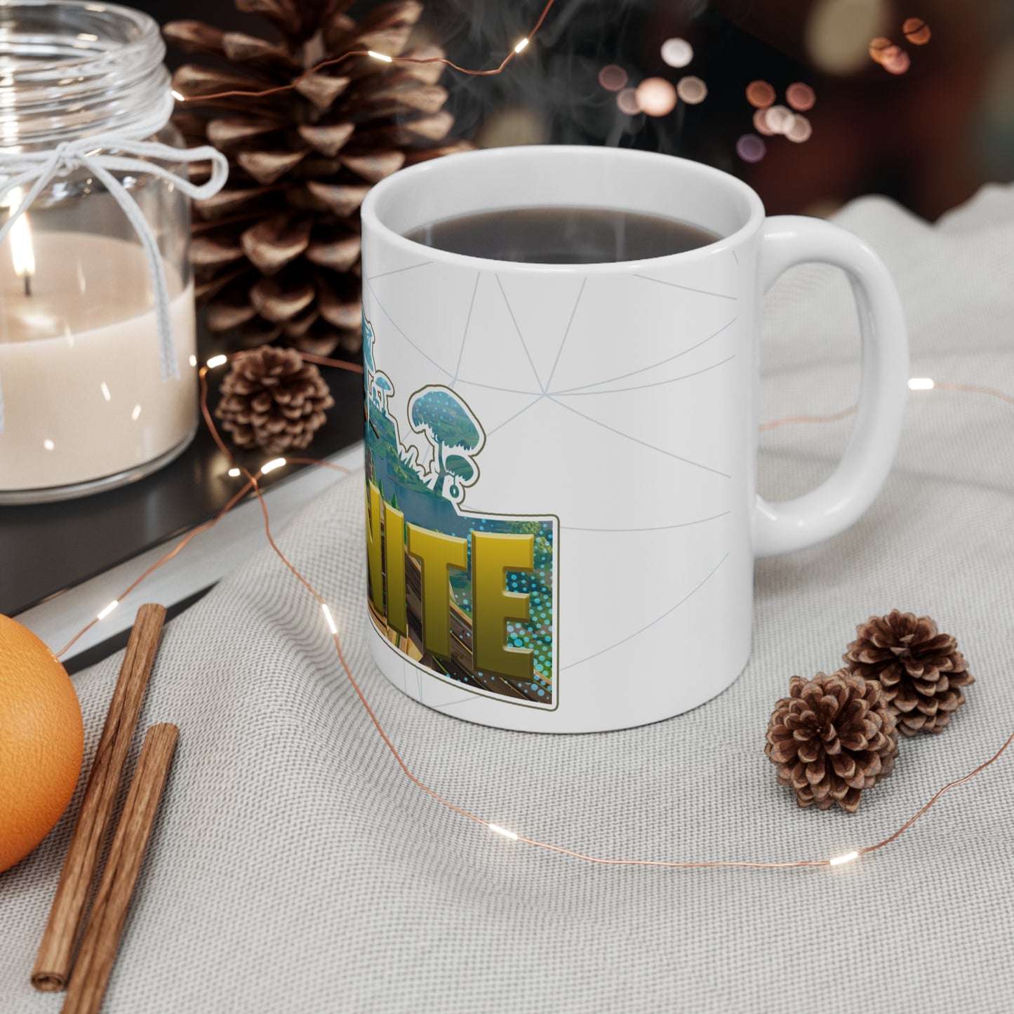 Fortnite Gaming Ceramic Coffee Cup - 11oz & 15oz - Perfect for Gamers