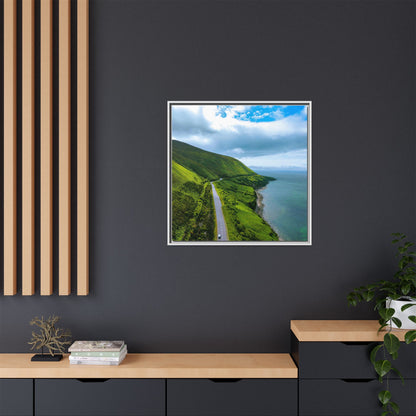 Ring of Kerry Drive Matte Canvas, Framed (Multi-color)