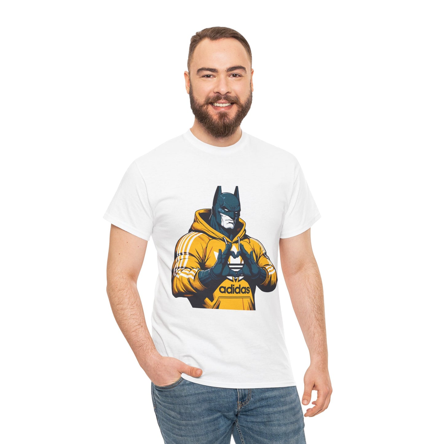 Super Hero With Love Unisex Heavy Cotton Tee