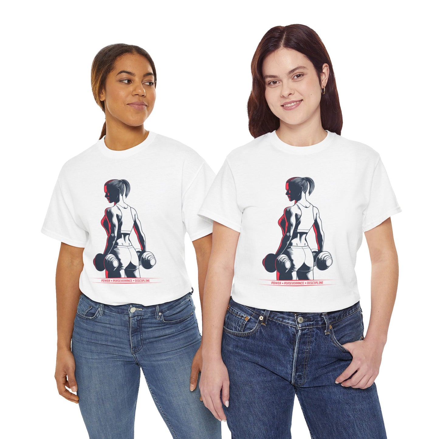 Girl In Gym Unisex Heavy Cotton Tee