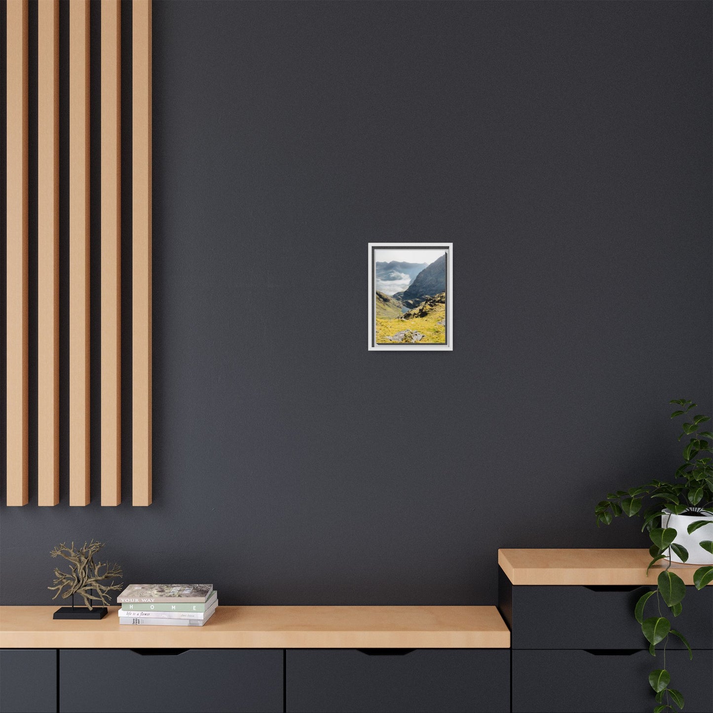 Kerry Mount Matte Canvas, Framed (Multi-color)