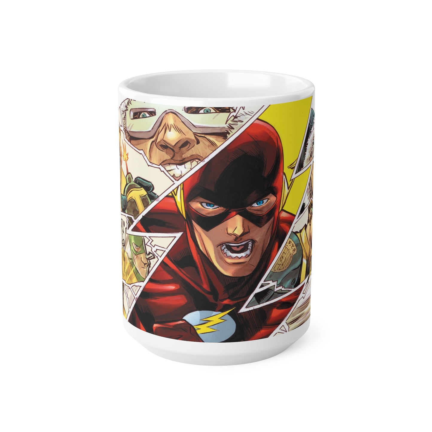 Superhero Comic Mug - 11oz & 15oz Ceramic Coffee Cup with Iconic Designs
