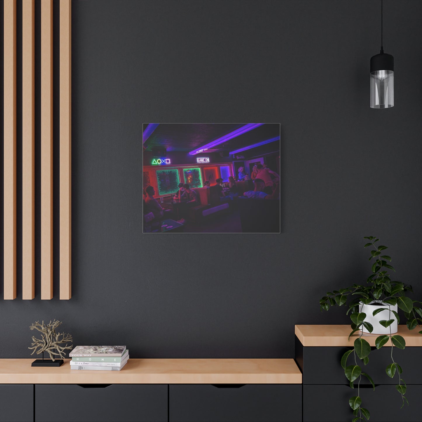 The Mermaids Nite Club Matte Canvas, Stretched, 1.25"