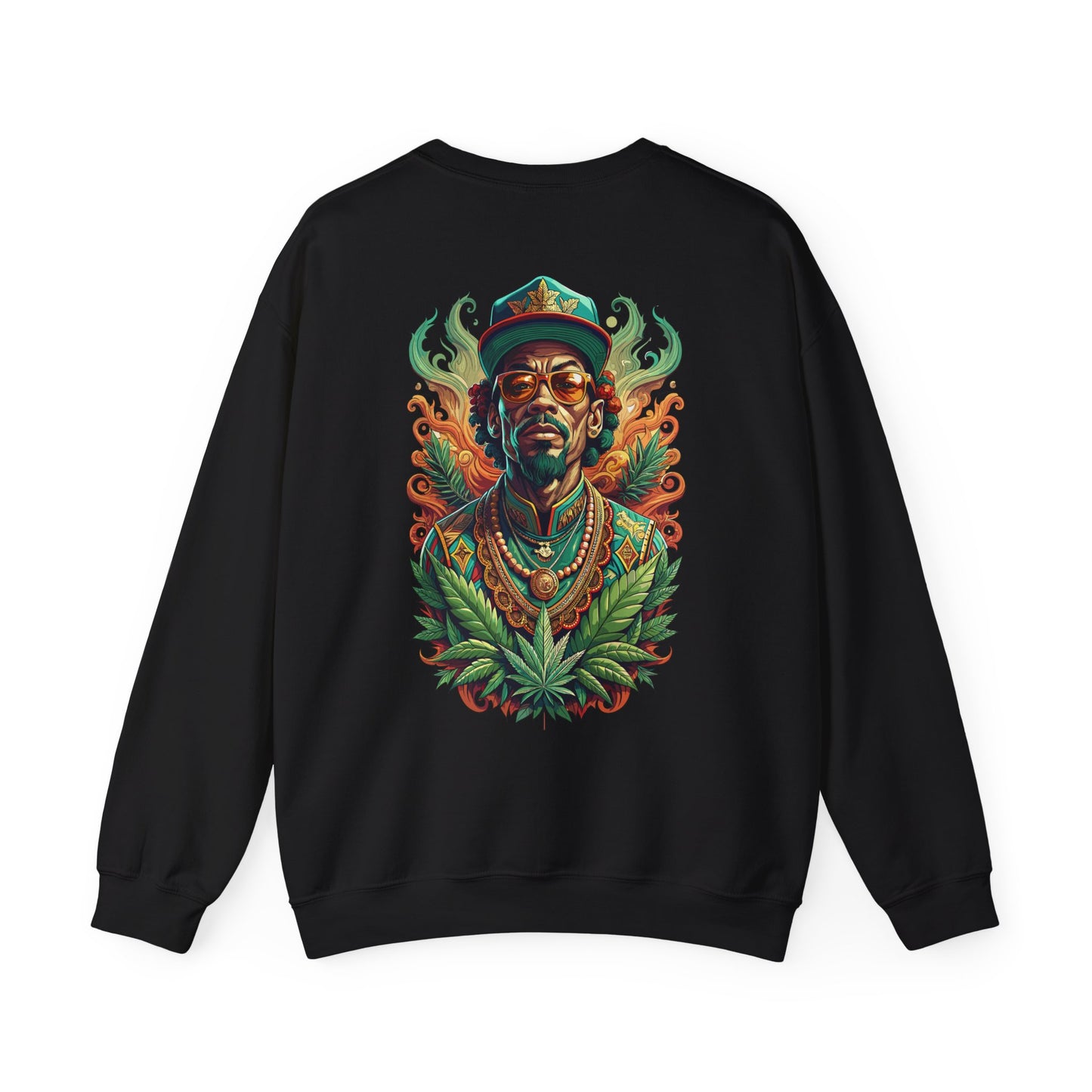 Reggae Lion — Rasta Portrait Graphic Sweatshirt